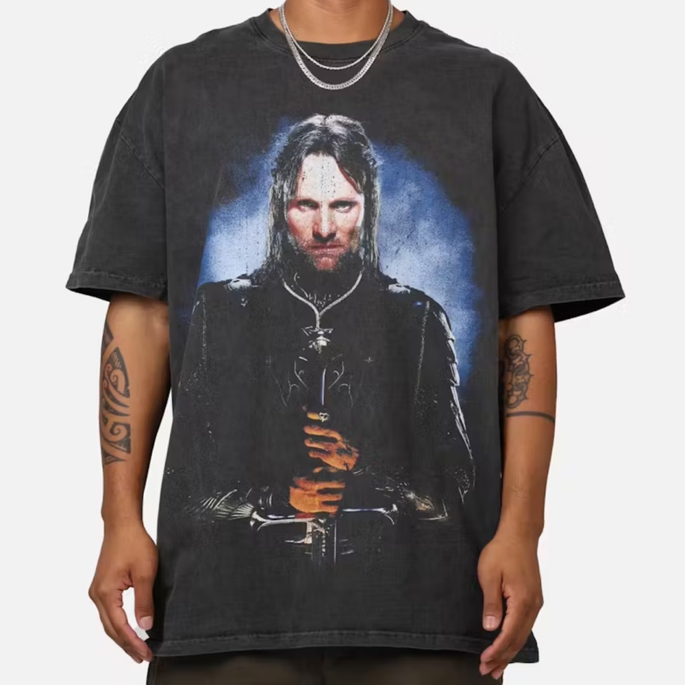 BNWOT Culture Kings x American Thrift Aragorn Lord of the Rings t-shirt